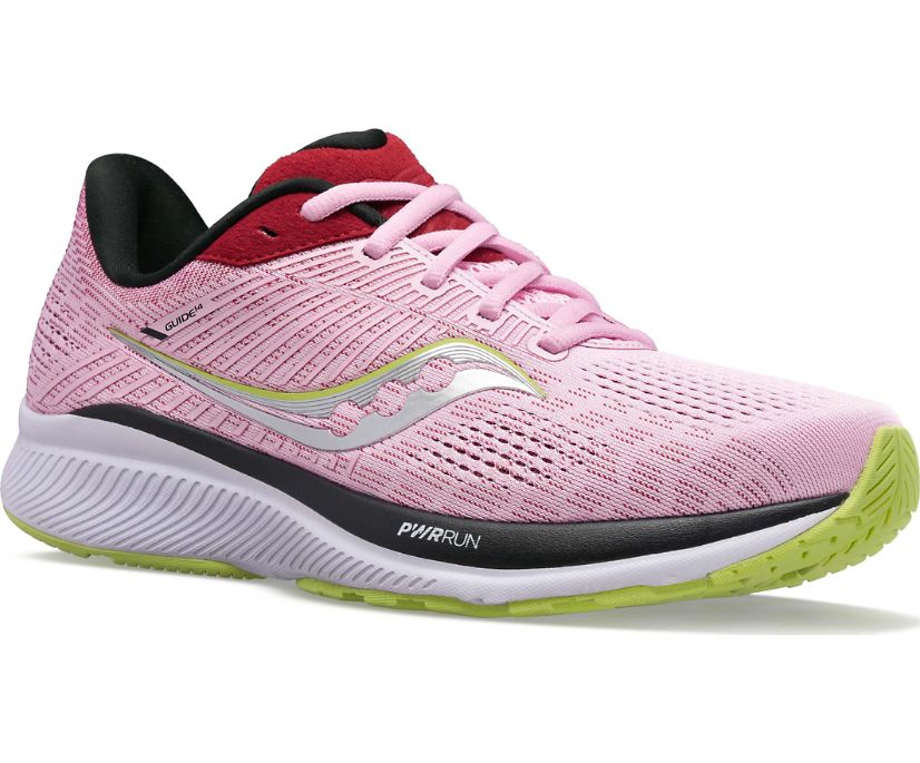 Women's Saucony Guide 14 Running Shoes Pink | Singapore 143DFMN